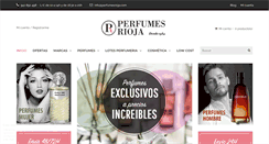 Desktop Screenshot of perfumesrioja.com